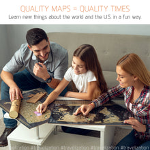 Load image into Gallery viewer, 2 In 1 - World + USA Scratch off Maps - Deluxe - L 24"x17" - Travelization