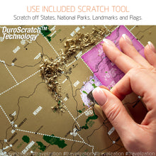 Load image into Gallery viewer, Scratch Off Map of The United States National Parks - XL 36"x24" - Travelization