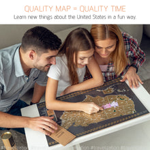 Load image into Gallery viewer, Scratch Off Map of The United States National Parks - XL 36"x24" - Travelization