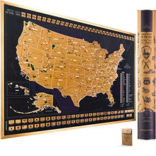 Load image into Gallery viewer, Scratch Off Map of The United States National Parks - XL 36"x24" - Travelization