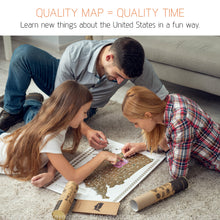 Load image into Gallery viewer, Scratch Off Map of the United States with National Parks - Deluxe - Large 24"x17" - Travelization