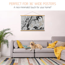 Load image into Gallery viewer, Magnetic Poster Hanger Frame 36&quot; - For XL Scratch Off Maps - Travelization